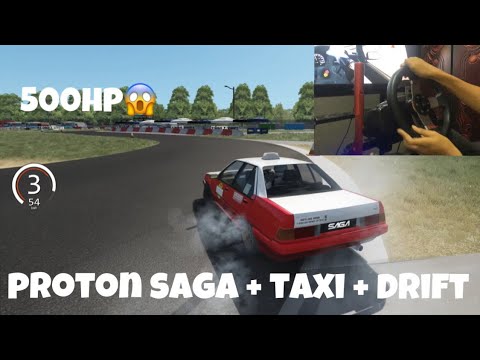 taxi proton saga drift!! | assentto corsa