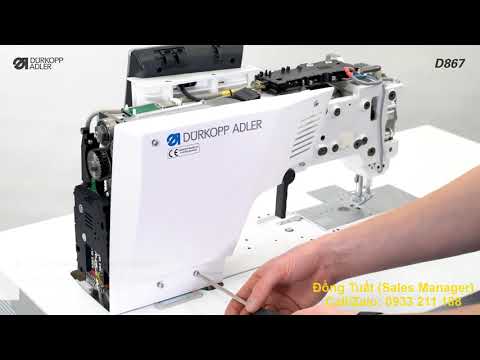 Dürkopp Adler Delta D867 giải pháp kiểm soát đường may chính xác trong nội thất ô tô, sofa và đồ da