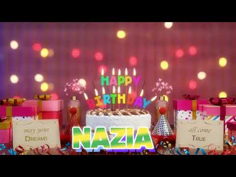 NAZIA Happy Birthday Song with Names 🌟 Happy Birthday to You