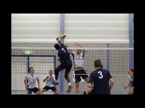 161022 Volley Tilburg Heren 1 - Sliedrecht Sport Heren 1 (Foto's: Brian Cleton)