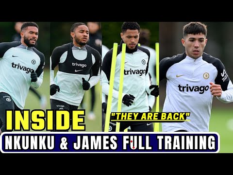 WESTHAM FOCUS! Reece James, Nkunku, Colwill And Enzo All In Training Ahead Of London Derby.