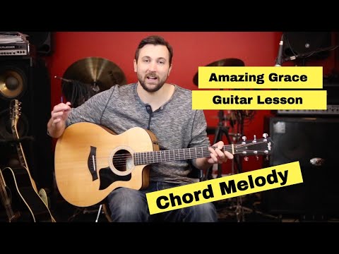 Amazing Grace Guitar Tutorial (Chord Melody)