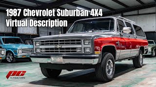 Video Thumbnail for 1987 Chevrolet Suburban 4WD
