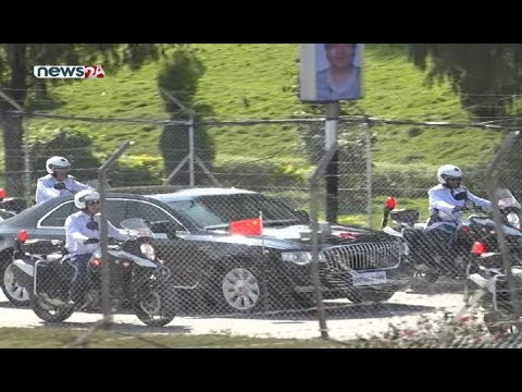 Xi Jinping Nepal Visit [SOALTEE TO AIRPORT] - NEWS24 TV