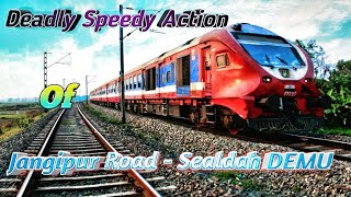 preview picture of video 'Deadly Speedy Action Of Jangipur Road - Sealdah DEMU..'