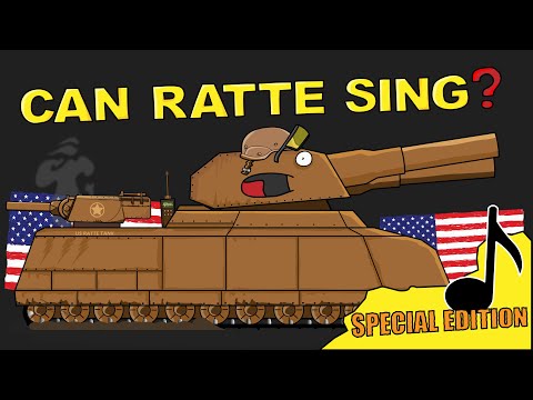 "What if Ratte can sing" - Cartoons about tanks