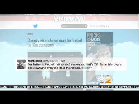Creepy Clown Scares Staten Islanders; Social Media Erupts