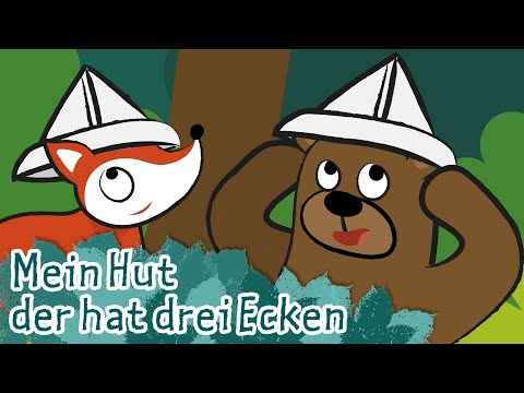 Mein Hut, der hat drei Ecken | Kinderlieder - die kleine Eule & ihre Freunde