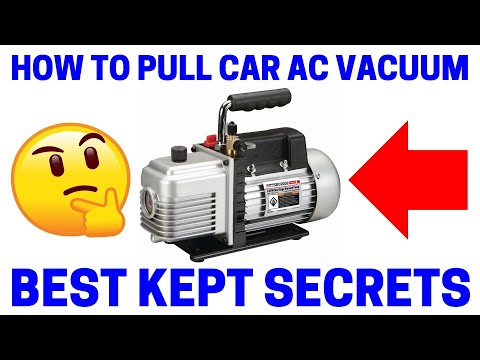 How To Pull A Vacuum On A Car AC System