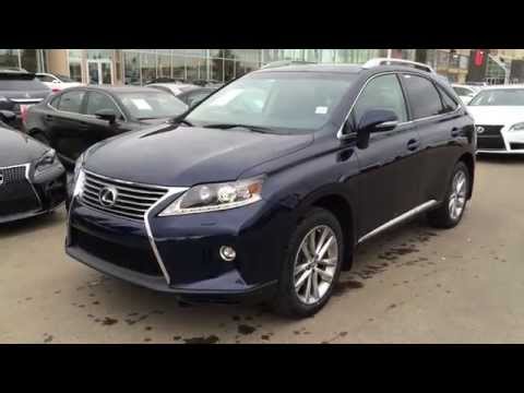 New Blue Deep Sea Mica 2015 Lexus RX 350 AWD Technology Package Review / Lexus of Edmonton New
