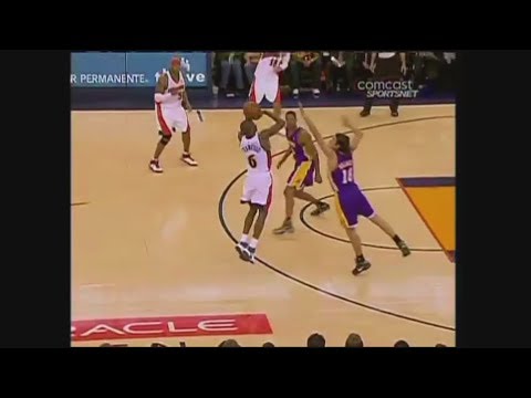 Jamal Crawford 25 Points 9 Ast Vs. Lakers, 2008-09.