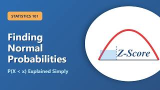 Finding Normal Probabilities P(X≺x) | Statistics Tutorial