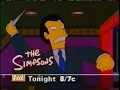 The Simpsons Fox Promo 1999 Mayored To The Mob S10E09 5 Second