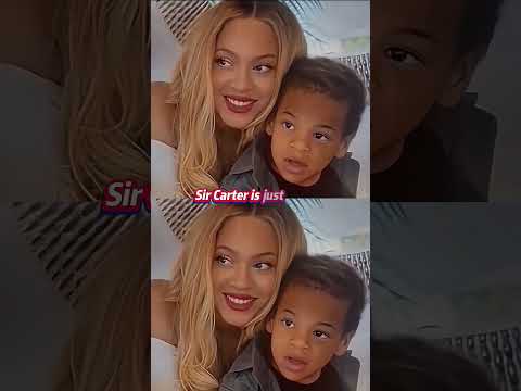 No wonder Beyonce's son Sir Carter rarely appears in public.#Beyoncé #jayz #celebrity #usa #blue