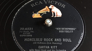 Eartha Kitt - Honolulu Rock And Roll - 78 rpm - RCA Victor 20-6521