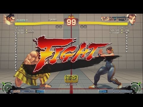 Owarire (Honda) vs Amuchu (Chun Li) - AE 2012 Matches *1080p*