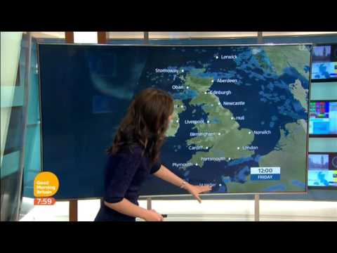 Laura Tobin GMB Weather 2016 11 04
