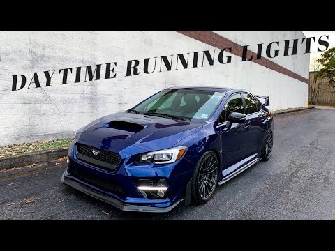 Subispeed S4 DRL Fog Light Bezel Install on my STI