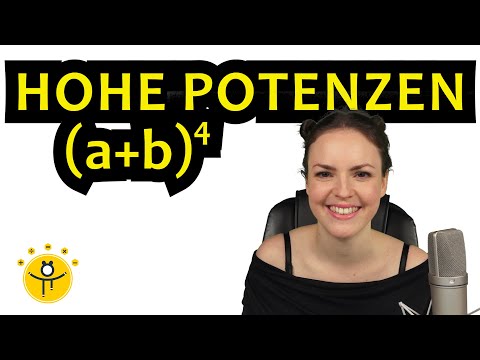 Hohe Potenzen auflösen – PASCALSCHES DREIECK, Klammer hoch 4, Summe, binomische Formeln
