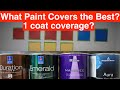 What Paint Covers the best? | Does Behr Marquee really Cover in 1 Coat?