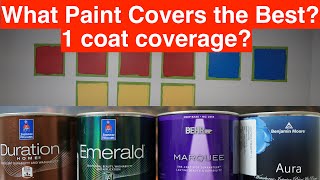 What Paint Covers the best | Does Behr Marquee really Cover in 1 Coat