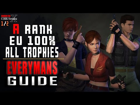 Resident Evil Code: Veronica X (EU PS4) - A Rank 100% All Trophies - Everyman's Guide 1/2