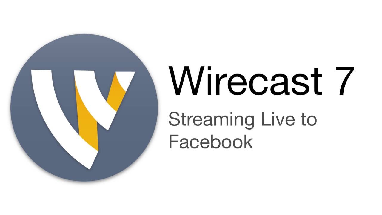 Wirecast Tutorial - Streaming Live to Facebook