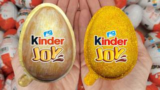 Satisfying Video | Unpacking Yummy Kinder Joy & Kinder Surprise Chocolate Eggs ASMR Candy Opening