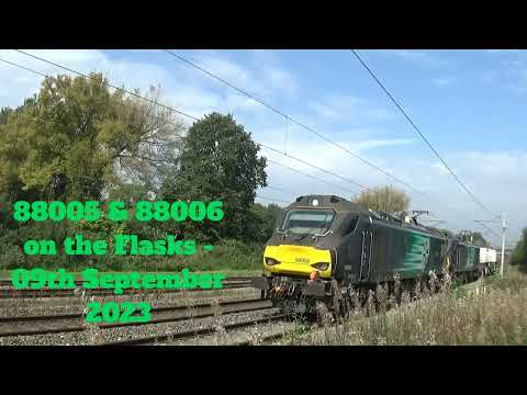 88005 & 88006 on the Flasks - 09th September 2023