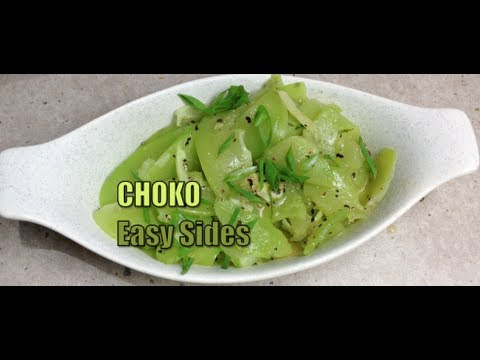 Wie man Choko Chayote kocht Einfache Beilagen Videorezept cheekyricho