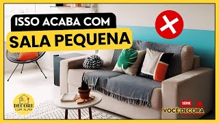 Melhores dicas para sala pequena ✨15 ideias para decorar salas pequenas EP17