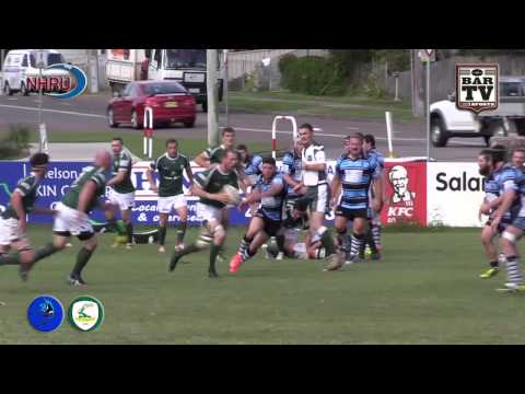 2015 NHRU Round 7 Premier 2 Highlights - Nelson Bay v Merewether Carlton