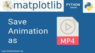 How to save Matplotlib chart as MP4 file