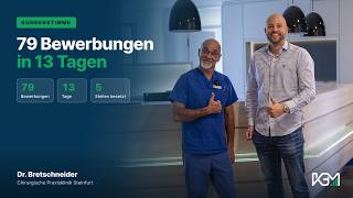 KBM – Marketing 🎥 | Referenzprojekt: Praxisklinik Steinfurt – 79 Bewerbungen, 5 