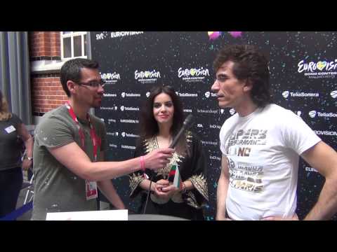 Interview with Elitsa & Stoyan from Bulgaria after their first rehearsal