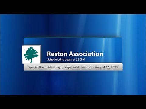 Special Meeting of the Board of Directors - Budget Work Session - August 16, 2023