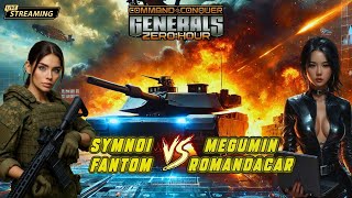 ⚔️ C&C Generals ZH | Битва 2x2 | МАТЧ ЗА ПРИЗ ($10) | RomanDacar/MegumiN vs FANTOM/Symnoi | LIVE
