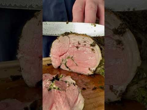 Herb Roasted Boneless Leg of Lamb #eastersunday