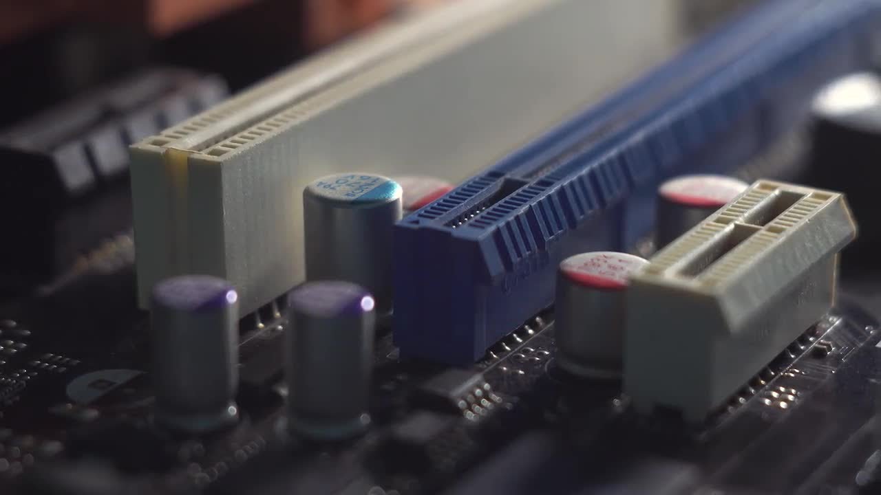 Computer Circuit Board  Stock Video