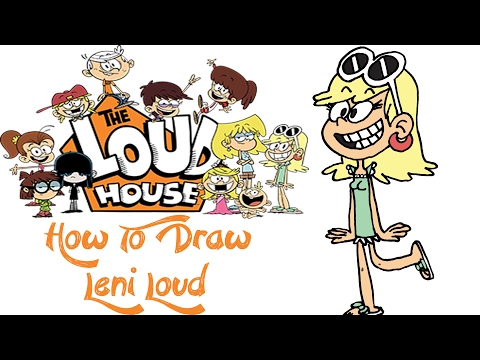 How To Draw Leni Loud (THE LOUD HOUSE) - YouTube