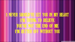 The Letter Black - &quot;My Disease&quot; {Lyrics}