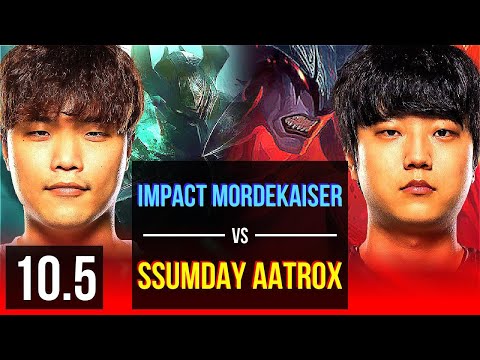 Impact MORDEKAISER vs Ssumday AATROX (TOP) (DEFEAT) | Rank 3 Mordekaiser | NA Challenger | v10.5