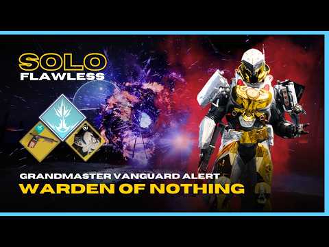Hazardous Propulsion Arc Titan - Solo GM Vanguard Alert "Warden of Nothing" - Destiny 2