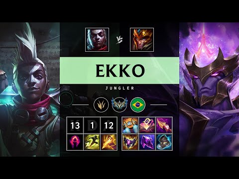 Ekko Jungle vs Jarvan IV - BR Challenger Patch 25.S1.3