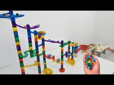 Marble Run ASMR | Marble Run Big und Colored Race
