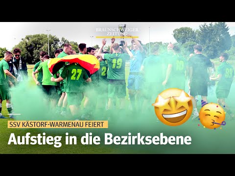 So feiert der SSV Kästorf-Warmenau den Aufstieg in die Bezirksebene
