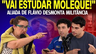 Daniella Marques DÁ AULA E CALA A BOCA de estudantes militantes de esquerda AO VIVO!