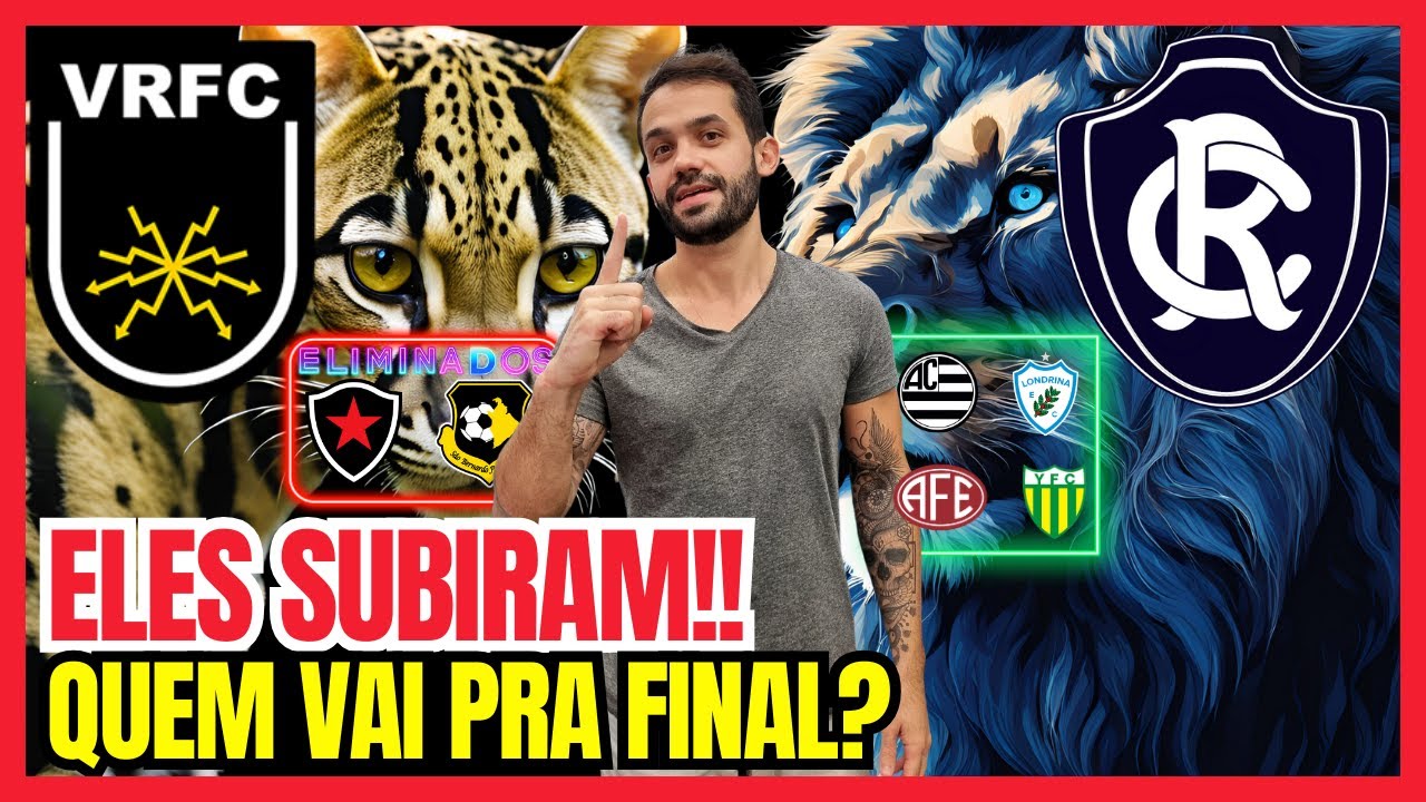 REMO E VOLTA REDONDA JÁ SUBIRAM NA SÉRIE C! QUEM MAIS SOBE E QUEM VAI PRA FINAL?