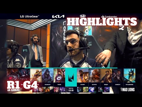 MAD vs SK - Game 4 Highlights | Round 1 LEC Winter 2023 Playoffs | Mad Lions vs SK Gaming G4