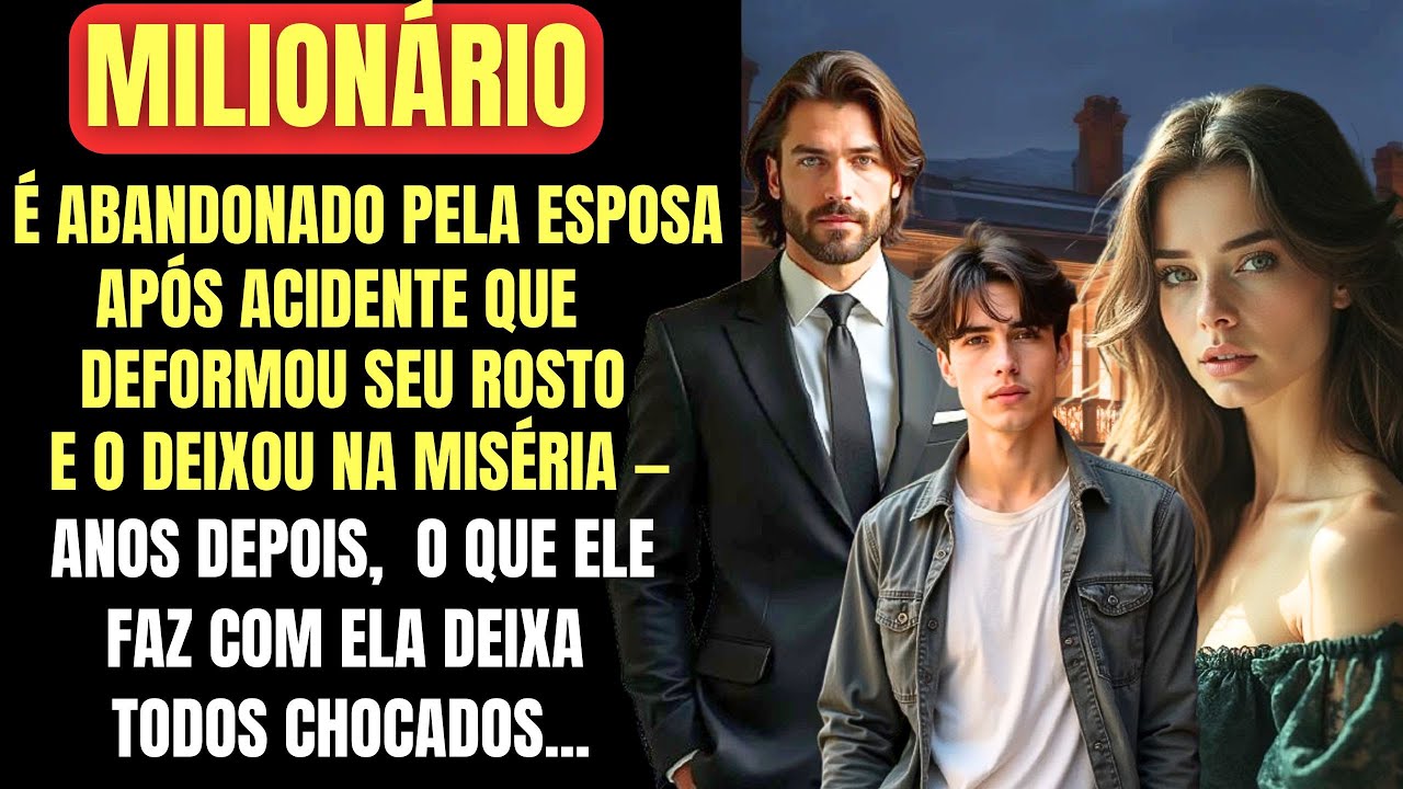 MILIONÁRIO É ABANDONADO PELA ESPOSA APÓS ACIDENTE QUE DEFORMOU SEU ROSTO — O QUE ELE FAZ DEPOIS...